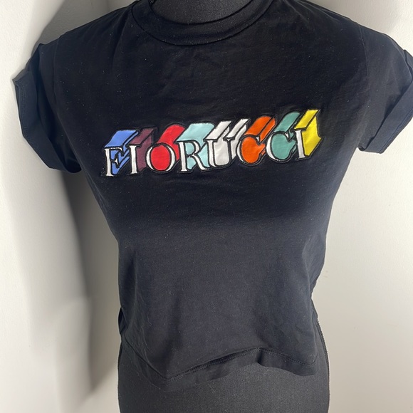 Fiorucci 3D Logo Crop Tee Size XL - Picture 3 of 6